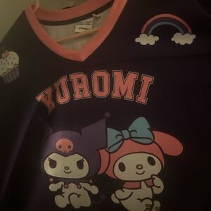 Kuromi and My Melody Purple jersey
